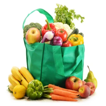 graphic image of a grocery bag