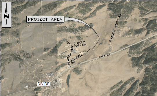 graphic image of an overhead view of the Wastewater Treatment Plant Expansion Site
